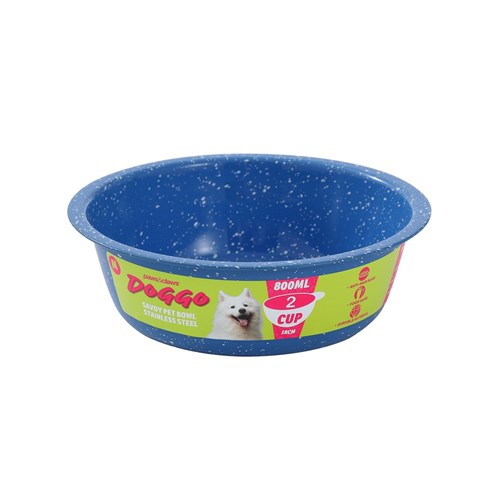DOGGO SAVOY S/STEEL PET BOWL