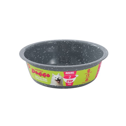 DOGGO SAVOY S/STEEL PET BOWL