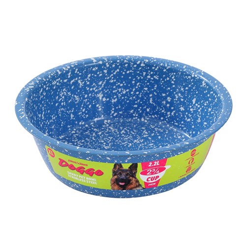 DOGGO SAVOY S/STEEL PET BOWL