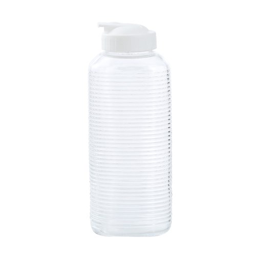 RIBBED GLASS PITCHER 1.3L