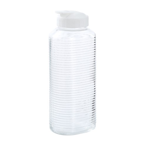 RIBBED GLASS PITCHER 1.3L