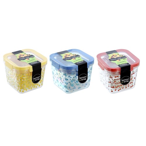 FOOD CONTAINER 3 SET PRINTED