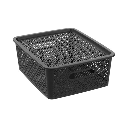 MEDALLION BASKET WITH LID