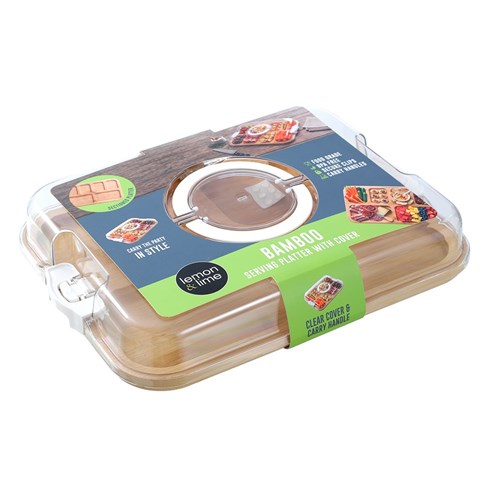 BAMBOO SERVING PLATTER WITH