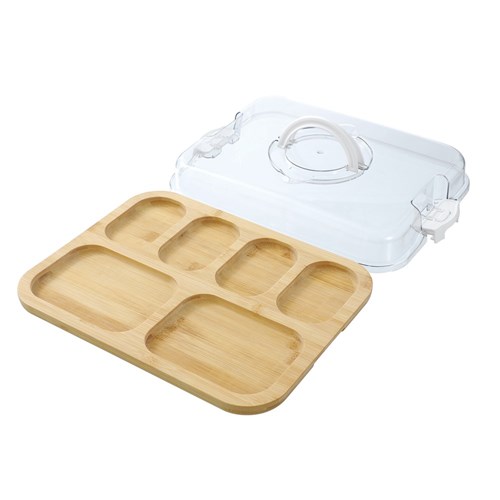 BAMBOO SERVING PLATTER WITH