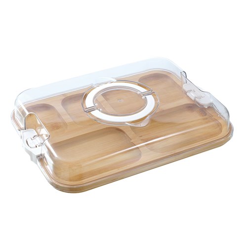 BAMBOO SERVING PLATTER WITH