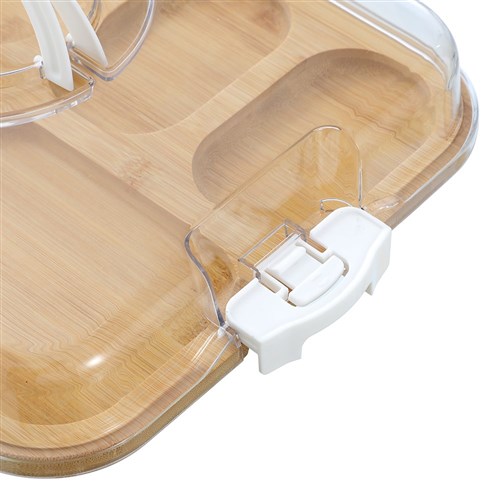 BAMBOO SERVING PLATTER WITH