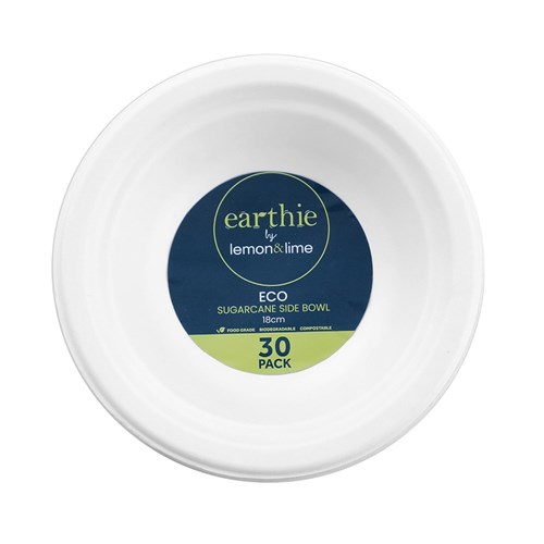ECO SUGARCANE SIDE BOWL WHITE