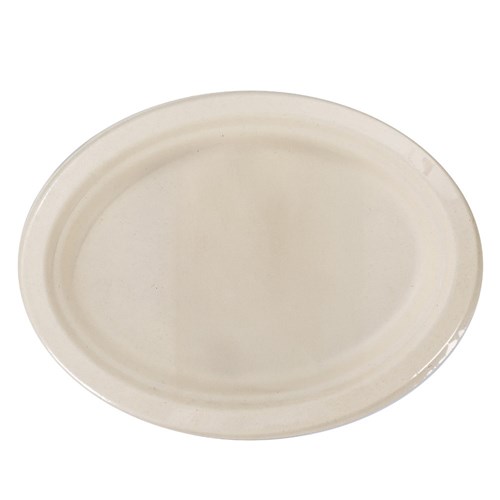 ECO SUGARCANE OVAL PLATE
