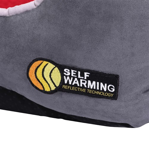 SELF WARMING WALLED BED RED