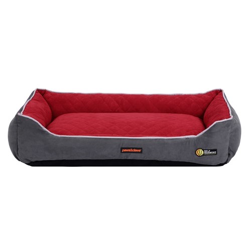 SELF WARMING WALLED BED RED