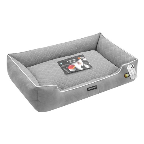 SELF WARMING WALLED BED GREY