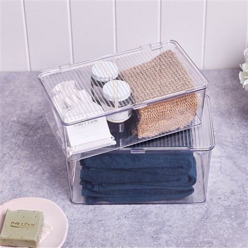 CRYSTAL HINGED CONTAINER 5L