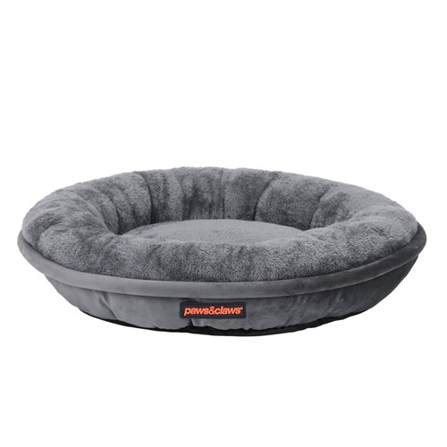 LUX ROUND BED GREY SMALL