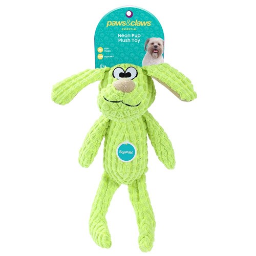 NEON PUP PLUSH 3 ASSTD