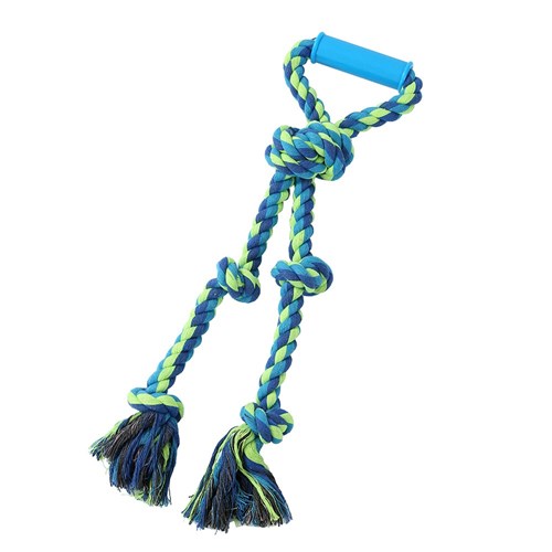 TWIN KNOTTED ROPE TUGGER TOY
