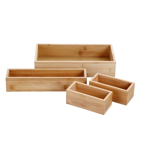 BAMBOO ORGANISATION TRAY SET