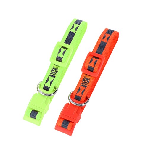 REFLECTIVE COLLAR W/ BONE