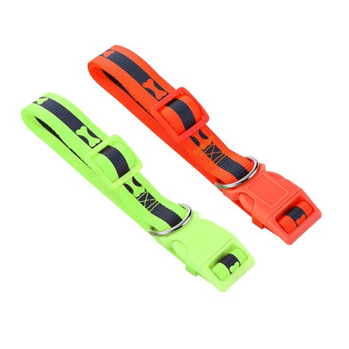 REFLECTIVE COLLAR W/ BONE