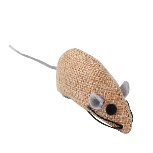 CANVAS MOUSE CAT TOY 3PK