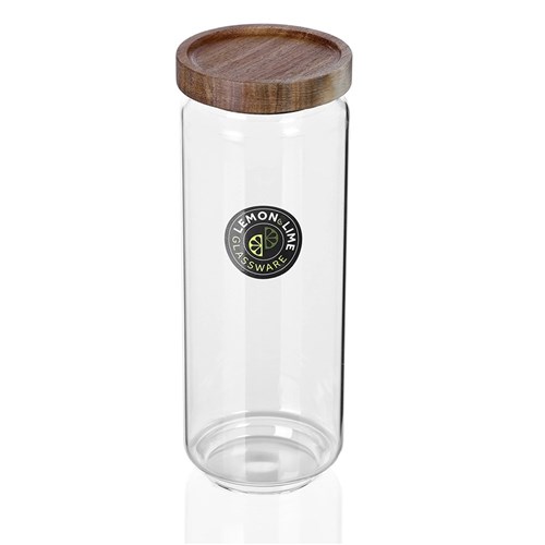 WOODEND GLASS CANISTER 1.4L