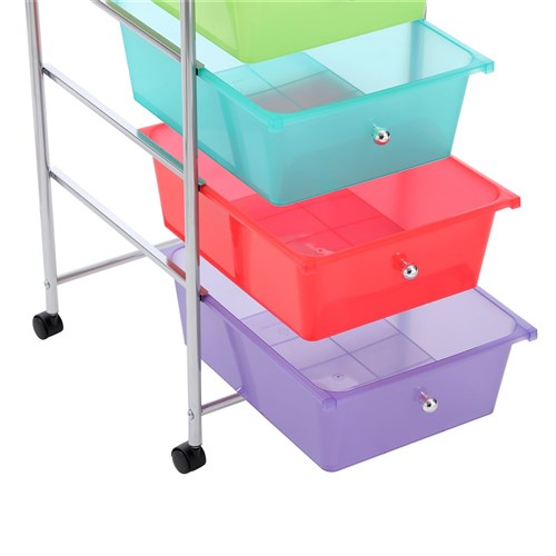MOVE TROLLEY 4 DRAWER NEON
