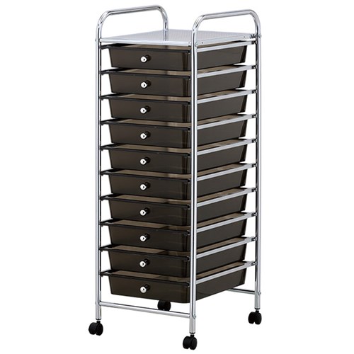 MOVE TROLLEY 10 DRAWER BLACK