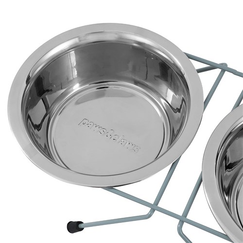 DOUBLE PET BOWL S/STEEL W/
