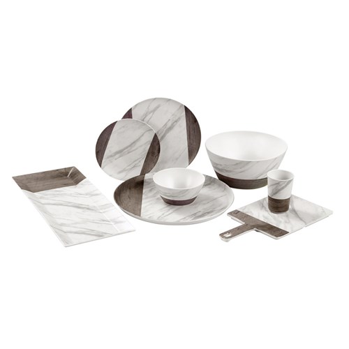 MATTE MELAMINE DINNER PLATE